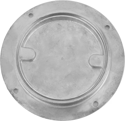 Vista 8 de KIMISS Placa de cubierta, 4 pulgadas de acero inoxidable cubierta de escotilla de cubierta de acero inoxidable escotilla de inspección con llave