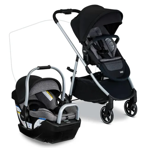 Vista 13 de Britax Cochecito modular Grove™, cochecito ligero con inserto CozyFit™ y barra de parachoques, 6 formas de pasear, SafeWash, Pindot Onyx