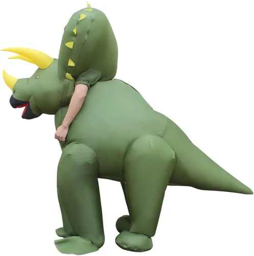 Vista 3 de Morph Costumes Adult Triceratops Costume Halloween Inflatable Dinosaur Costume