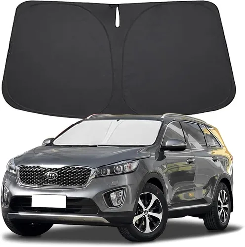 Vista 28 de Parasol para parabrisas BMW Serie 3 2006-2011 Accesorios Plegable Parasol para ventana delantera BMW Serie 3 Accesorios Parasol 240T Poliéster