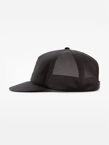 Vista 4 de Arcteryx Gorra de camionero de ala plana con logotipo Camionero de rendimiento de ala plana