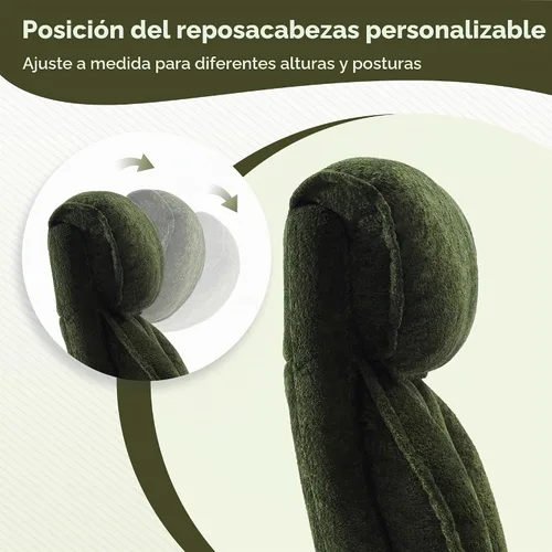 Vista 5 de Silla de oficina entrecruzada, silla de escritorio para computadora con reposabrazos ajustables de 5 posiciones y reposacabezas para gatos y patas