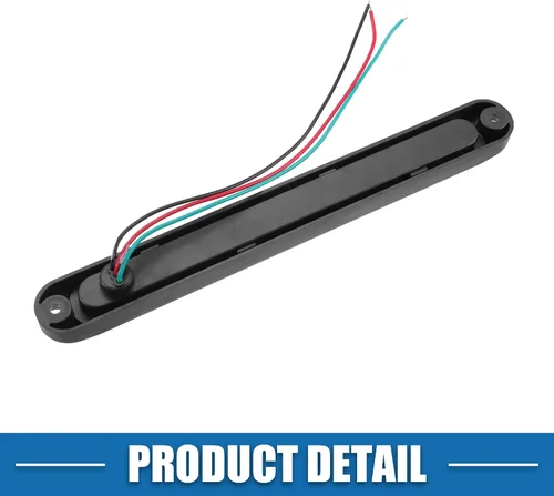 Vista 6 de 12V 24V 15 LED Remolque de coche Luz de identificación de señal de giro luz trasera tira blanca
