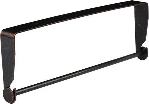 Vista 9 de PHUNAYA Soporte de pared para toallas de papel para debajo del gabinete, para cocina del hogar, acero inoxidable para rollos grandes, color negro