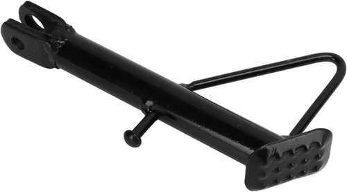 Vista 8 de VBESTLIFE Soporte lateral para motocicleta, soporte lateral de acero inoxidable antideslizante para estacionamiento, estructura estable triangular