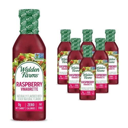 Vista 53 de Walden Farms Vinagreta balsámica de pera y blanca, sin calorías, sin gluten, baja en carbohidratos, apta para dieta cetogénica, vegana, sin azúcar