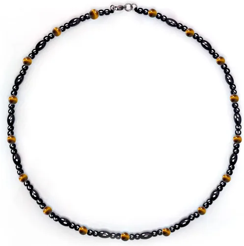 Vista 6 de Collar de terapia magnética Hion con piedra aguamarina