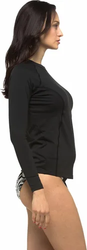 Vista 3 de Private Island Camiseta de entrenamiento de manga larga para mujer con protección UPF 50+ (RGT)
