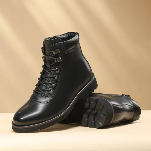 Vista 6 de Bruno Marc Botas de motocicleta para hombre, botas de vestir Oxford 2.0