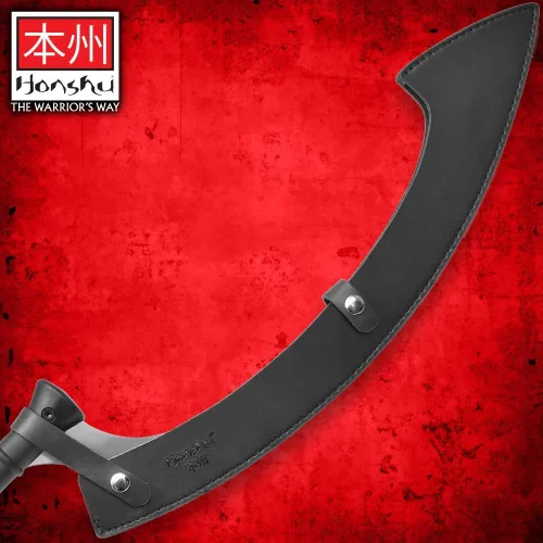 Vista 4 de Honshu Khopesh Hoja de acero inoxidable 7Cr13 de 19 1/2