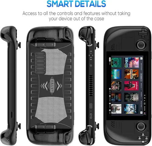 Vista 4 de YUANHOT Funda protectora mejorada para cubierta de vapor con protector de pantalla kit de accesorios de cubierta protectora de TPU suave con diseño