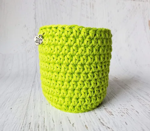 Vista 6 de Lime Green 100% Cotton Cup Sleeve
