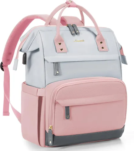 Vista 22 de LOVEVOOK Mochila para laptop para mujer, 15,6 pulg.