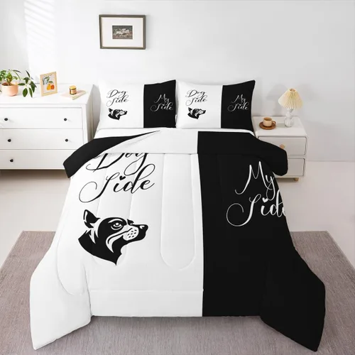Vista 25 de Erosebridal Juego de edredón para parejas, juego de ropa de cama tamaño individual con lentejuelas doradas con purpurina dorada, edredón acolchado