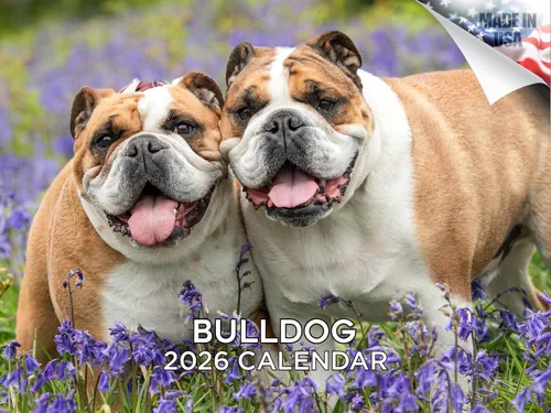 Vista 140 de Calendario de Lebrel Afgano 2025 2026, calendario mensual de pared de raza canina, 12" x 18" abierto, papel grueso sin traspaso, ideal para regalo