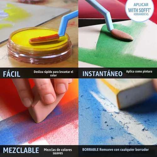 Vista 6 de Colorfin PPSTL80 - PanPastel - Set de pasteles ultra suaves de artista, pack de 80