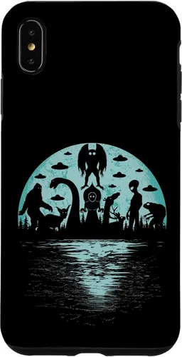 Vista 11 de Bigfoot Nessie Mothman and Aliens Cryptid Ovnis Cryptozoology - Carcasa para iPhone 17