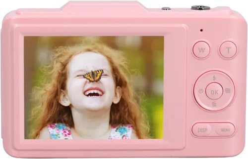 Vista 10 de Cámara digital 4K, cámara de video de bolsillo de 48MP con zoom digital de 16X y luz de flash, pantalla HD IPS de 2.8 pulgadas, cámara compacta