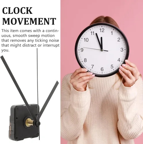 Vista 2 de Reemplazo del mecanismo del reloj, reemplazo del mecanismo de movimiento del reloj de cuarzo, repuesto de piezas de reparación de bricolaje a