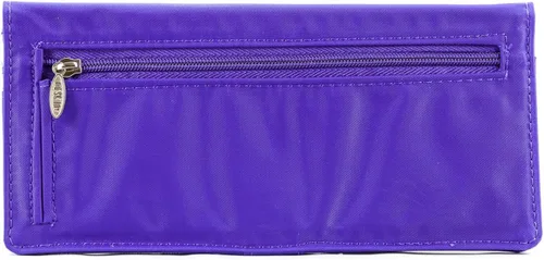 Vista 2 de Big Skinny Billetera ejecutiva para mujer con pliegue doble para chequera, hasta 40 tarjetas