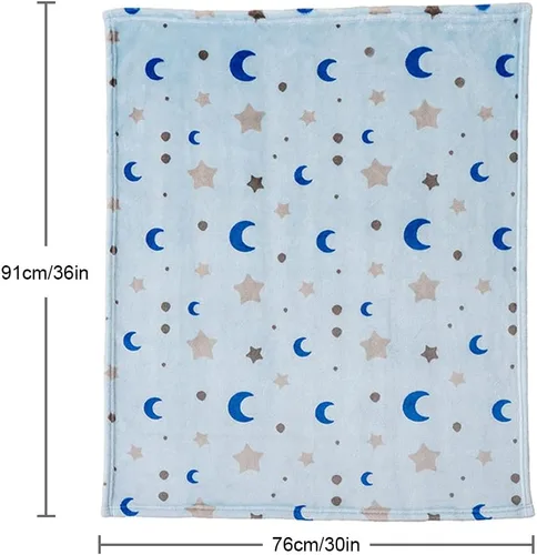 Vista 6 de Bunnikins & Clover Manta de Bebé de Franela de Felpa Ligera Súper Suave para Niños y Niñas, Manta de Lactancia de Forro Polar Floral para Niños