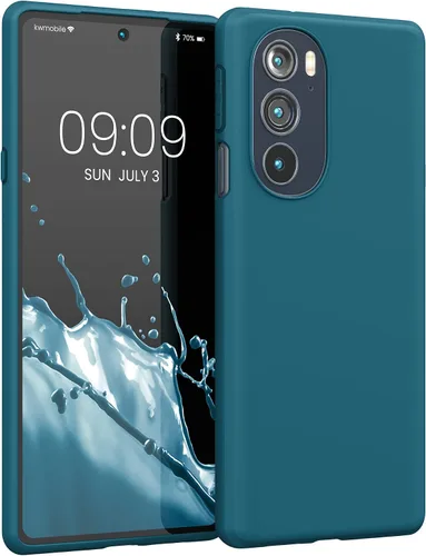 Vista 15 de kwmobile Funda compatible con Motorola Moto G15 / G15 Power/ G17 / G17 Power - Funda protectora de silicona TPU suave y delgada - Naranja afrutado