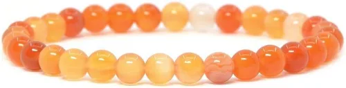 Vista 49 de Justinstones Gem - Pulsera elástica de cuentas redondas de 6 mm de piedras semipreciosas, unisex, 16.5 cm Ojo de tigre azul dorado AA
