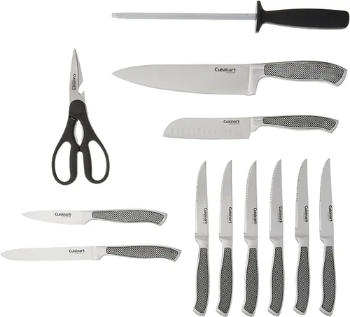 Vista 4 de Cuisinart C77SS-13P Juego de Cuchillos con Bloque de 13 Piezas Colección Graphix, Acero Inoxidable