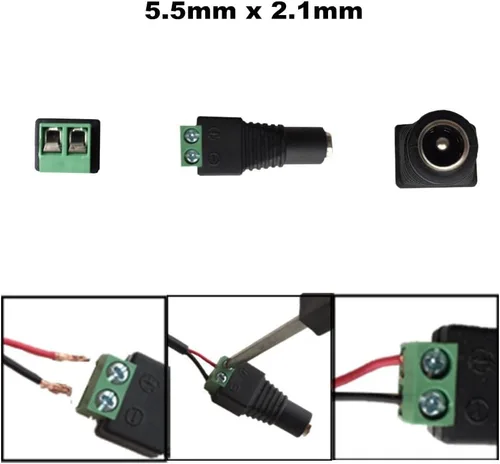 Vista 3 de Adaptador de pared AC a DC 12V 4A Fuente de alimentación de CC 48W