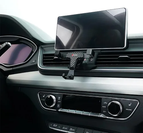 Vista 6 de BEERTE Soporte de teléfono compatible con Audi Q5 2018-2024 Audi SQ5 2018-2024 2018-2024 con ventilación de aire ajustable para salpicadero