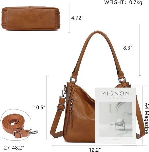 Vista 2 de Purses for Women Shoulder Handbags Hobo Bags Tote Bag
