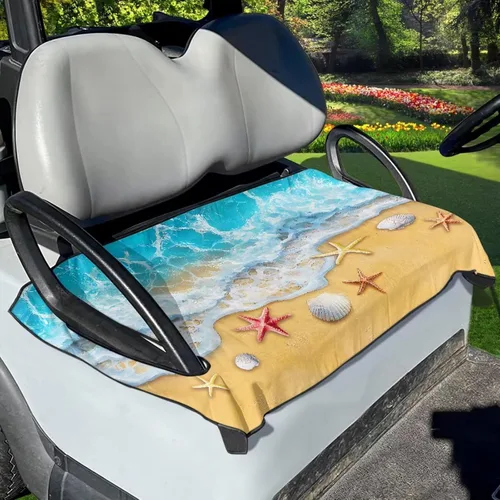 Vista 14 de Fundas universales para asiento de carrito de golf, suaves y cómodas, protección para todo tipo de clima, funda para carrito de golf para 2