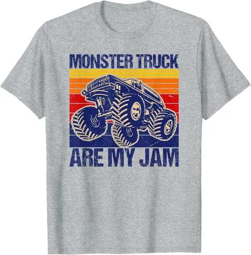 Vista 5 de Monster Truck Are My Jam For Monster Truck Lovers - Camiseta para hombres y niños, Blanco