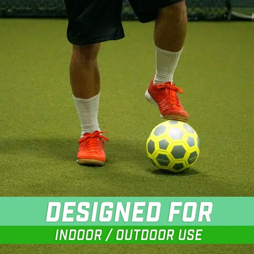 Vista 3 de GoSports Pelotas de fútbol sala Elite – Elige un paquete individual o seis – Ideal para juegos de fútbol sala en interiores o exteriores o práctica