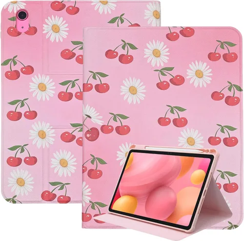 Vista 10 de Funda giratoria para iPad (A16) 11ª generación de 11 pulgadas (2025), iPad 11ª generación de 10.9 pulgadas (2022), funda tipo cartera de piel PU