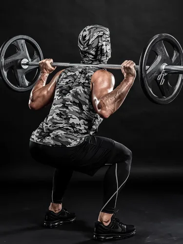 Vista 5 de DRSKIN Paquete de 2 o 1 camiseta sin mangas con capucha para hombre, culturismo, corte muscular, sin mangas, para entrenamiento de gimnasio