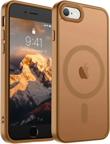 Vista 229 de SUPFINE Funda magnética para iPhone SE 2022 (3ª)/2020 (2ª), iPhone 8 (compatible con MagSafe) (protección contra caídas de grado militar), funda