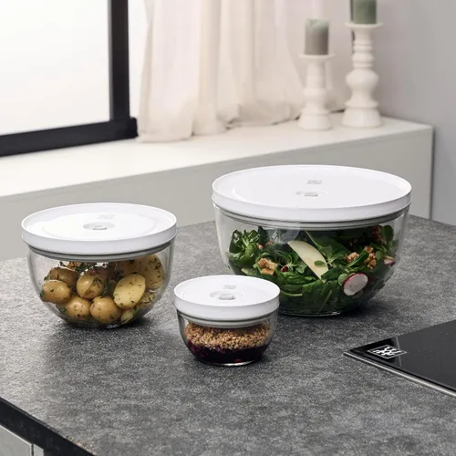 Vista 3 de ZWILLING Fresh & Save BOWLS - Juego de cuencos de vidrio al vacío (3 piezas)