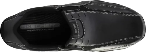 Vista 5 de Skechers Mocasines de meter con nervios de diámetro para hombre de EE. UU