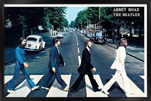 Vista 11 de Trends International Beatles-Abbey Road - Póster de pared, 22.375 x 34 pulgadas, versión sin marco, dormitorio