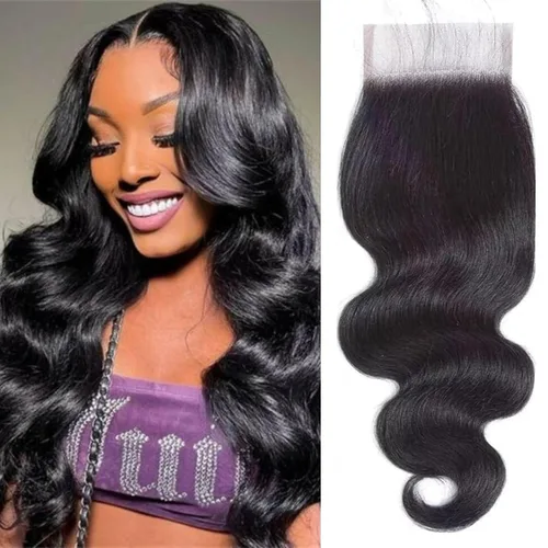 Vista 10 de Encaje frontal transparente HD de 13 x 6 pulgadas, prearrancado con abuelitos, línea capilar natural, cierre frontal ondulado 12A, cabello humano