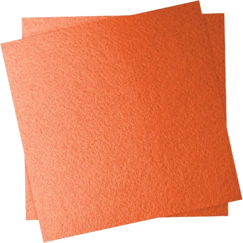 Vista 17 de Hojas de tela de fieltro de 6 x 6 pulgadas para manualidades, 0.039 in de grosor, papel de fieltro de colores surtidos para manualidades de costura