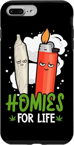 Vista 12 de Homies for Life Marijuana Weed Cannabis 420 - Carcasa para iPhone 17