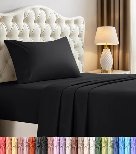 Vista 34 de Utopia Bedding - Juego de sábanas de microfibra cepillada, resistente al encogimiento y a la decoloración, de fácil cuidado, 3 piezas, tamaño Beige