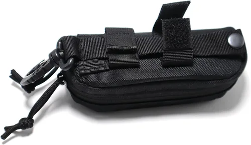 Vista 8 de Tactical Molle Glasses Case Tactical Eyeglasses Case Shockproof Sunglasses Carrying Protective Box with Clip