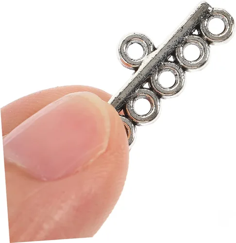 Vista 7 de EXCEART 120 pulseras para dijes hechos a mano, collar magnético, componentes de araña, enlaces, conector de eslabones de joyería, collar, cierres