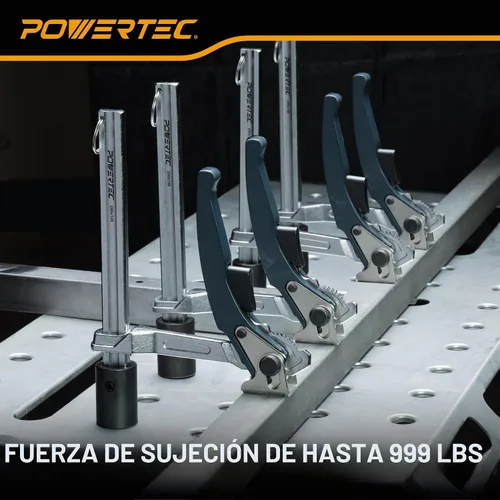 Vista 4 de POWERTEC Abrazaderas de soldadura, paquete de 2, para orificios de fijación