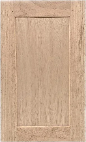 Vista 2 de Puerta de gabinete de cocina de roble inacabada estilo shaker de 11 x 18 pulgadas, reemplazo