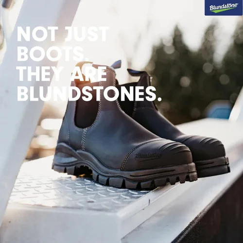 Vista 8 de Blundstone Botas unisex Extreme con punta de acero - Tallas AU estampadas en la parte inferior de la bota Negro