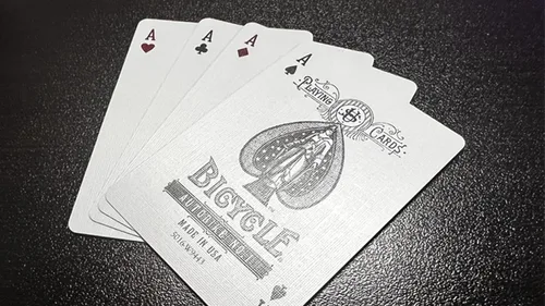 Vista 4 de Murphy's Magic Supplies, Inc. Cartas de papel de bicicleta AutoBike No. 1 (rojo)